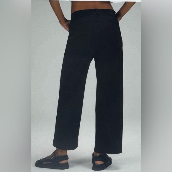 LULULEMON City Sleek 5 Pocket Wide-Leg High Rise 7/8 Length Pant Black Sz 28 - Picture 3 of 10